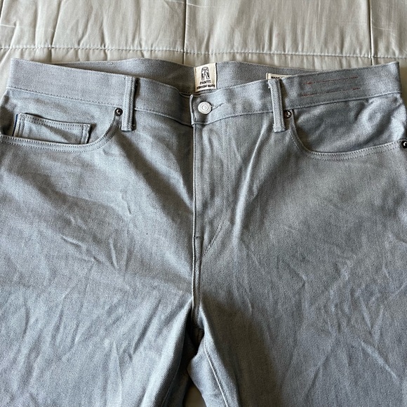 “Hiroshi Kato” - Silver Grey Raw - Selvedge Jeans - Picture 5 of 7